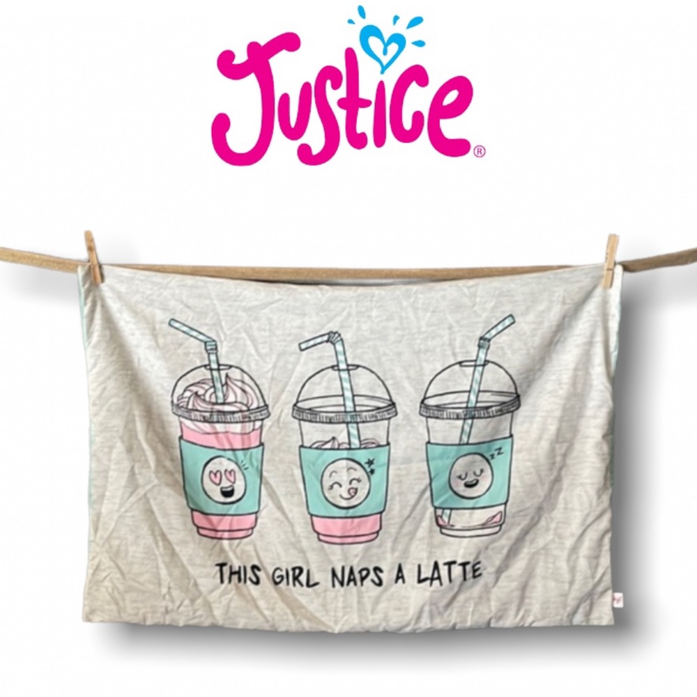 Justice for Girls This Girl Naps a Latte Pillow Covers